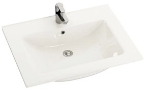 Lavoar încastrat BATH DELUXE 06-060-60-11-01 CHICAGO 61x46,5 cm alb lucios