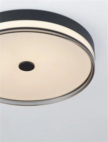 Plafoniera LED HELIOS negru D-50cm