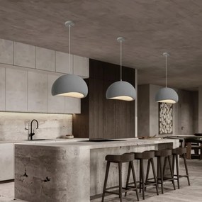 BRILAGI - Lustră suspendată pe cablu WABI SABI 1xE27/60W/230V Ø 40 cm gri