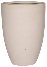 Jardiniera Ben, culoare alb natural, dimensiuni multiple - PotteryPots mărimea: L - v. 55 cm, ⌀ 40 cm