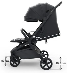 KINDERKRAFT SELECT NUBI 3 - cărucior sport, Midnight Black