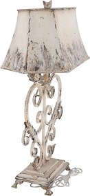 Lampa Shabby Chic Heart rasina si metal h 78 cm