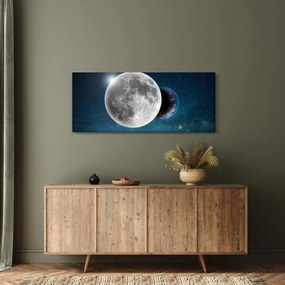 Tablou - Pământul în eclipsa de lună (120x50 cm)