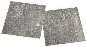 Placi de pardoseala autoadezive , 20 buc., gri, PVC, 1,86 m²