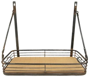 Raft de perete, din metal, Rustmere