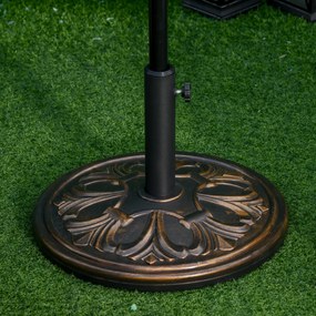 Baza pentru Umbrela de Soare Outsunny pentru Stalp de 35mm/38mm/48mm, 13KG | Aosom Romania