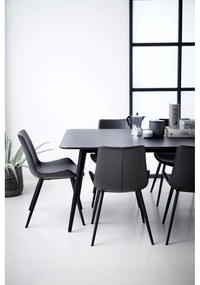 Scaun din piele artificială DAN–FORM Denmark Hype , negru