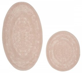 Set 2 Covoras de Baie COTTONKT000219, Bumbac, Bej