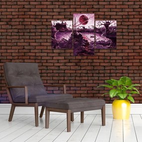 Tablou - Sat fermecat (90x60 cm)