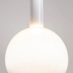 Lustra/Pendul LED design decorativ Nebula 25cm alb