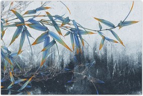 Tablou - Bambus pe perete (90x60 cm)