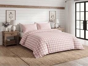Lenjerie de pat din bumbac PINK CUBE roz, 100% bumbac Dimensiune lenjerie de pat: 70 x 90 cm | 140 x 200 cm