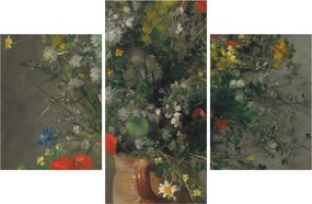 Tablou - Auguste Renoir,  Flowers in a Vase, reproducere (90x60 cm)