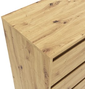 Comoda BOGAN 3S70, stejar artisan