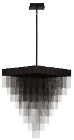 Lustra LED suspendata design modern REVIA negru