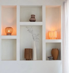 Lampa de Masa Eco, Bambus, Barbados natural/brown