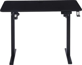 ELEVON WX-009 – Birou Reglabil Electric, Înălțime Reglabilă 72–118 cm, Blat Monobloc PAL de Înaltă Densitate 15 mm, Cadru Metalic din Oțel 65×45 mm, Panou Electronic, 100 × 60 cm, Negru