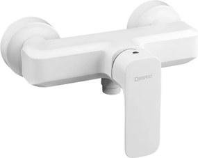 Baterie albă pentru duș cu montare pe perete (1 ieșire) Spy – Sapho