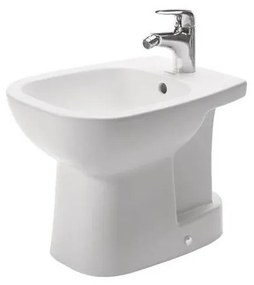 Duravit 22371000002 - Bideu pe pardoseală D-CODE, 35,5 x 52,5 cm, ceramică, alb lucios