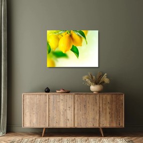 Tablou pe sticlă cu lămâi (70x50 cm)