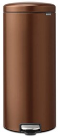 Coș de gunoi bronz cu pedală din oțel 30 l NewIcon – Brabantia