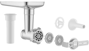 Sencor - Robot de bucătărie cu bol din oțel inoxidabil 1000W/230V alb