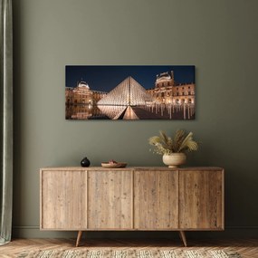 Tablou - Louvre noaptea (120x50 cm)