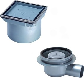 Set rigola pentru dus Kessel System 100 cu capac faiantabil