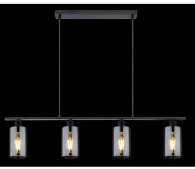 Lustră pe cablu HADERA 4xE27/60W/230V Globo 15465-4H