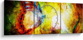 Tablou - Fluture spațial (cu ceas) (90x30 cm)