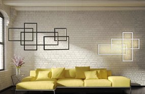 Aplica de perete LED dimabila design modern Quadratus black