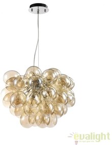 Lustra design deosebit diam. 60cm Balbo chihlimbar MYMOD112-08-G