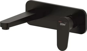 Baterie lavoar incastrata Inter Ceramic Bianka monocomanda negru mat cu corp ingropat