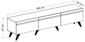 Mobilier living Amstel (Nuc + antracit). 1088814