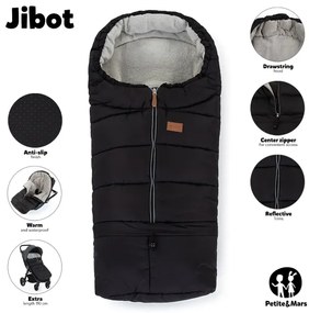 PETITE&MARS - Set sac de iarnă 3în1 JIBOT + mânuși JASIE roz roz