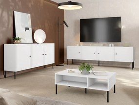 Set mobilier living Godzes Bis II (Alb + Negru) . 1105954