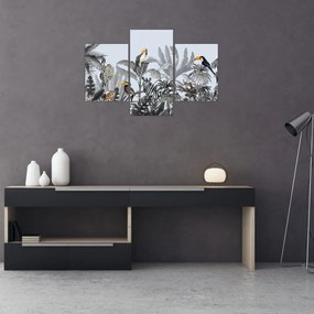 Tablou - Jungla ilustrată (90x60 cm)