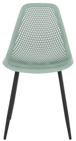 Scaun dining, verde negru, TEGRA TYP 2