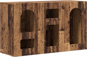 vidaXL Bufet Lemn vechi 100 x 35 x 59 cm Lemn compozit