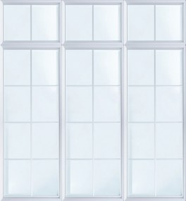 Perete despartitor sticla - Dimensiuni configurabile la comanda 250 -500 mm, 1000 - 2090 mm