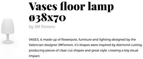 CORP DE ILUMINAT LED DECORATIV VASES FLOOR LAMP H-70cm