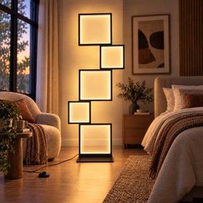 BRILAGI - Lampă de podea LED SHIFT LED/36W/230V 4000K 123 cm neagră