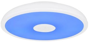 Plafoniera LED RGB cu telecomanda si difuzor RAFFY alba