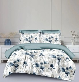 Lenjerie de pat reversibila DUO SENSE AURELIA cu model + husa de perna 40x50 cm GRATUIT Dimensiune lenjerie de pat: 70 x 90 cm | 140 x 200 cm