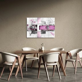 Tablou pe sticlă abstracție (70x50 cm)