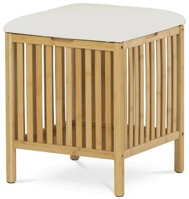 Taburet cu spațiu de depozitare B066 NAT, bambus