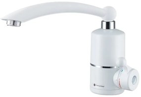 Robinet incalzire apa instant Crown CIHF-3000WM, 3kW, 1.5-2 l/min, Montare pe perete, Control temperatura, Economic, Alb