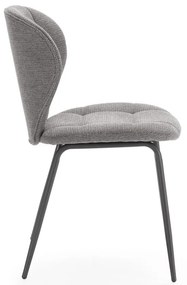 Scaune de dining gri 2 buc. Maori – Marckeric