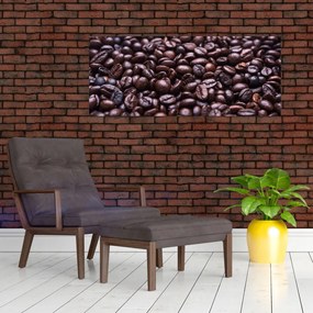 Tablou cu boabe de cafea (120x50 cm)