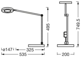 Lampă LED dimabilă SUN@HOME LED/20W/230V 2200-5000 CRI 95 Wi-Fi Ledvance